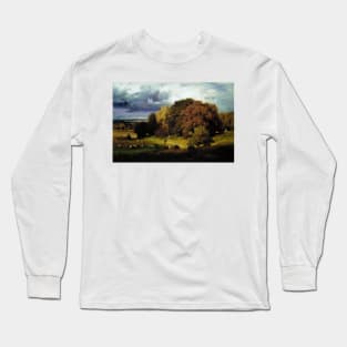 Autumn Oaks by George Inness Long Sleeve T-Shirt